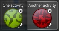 Activity identicons